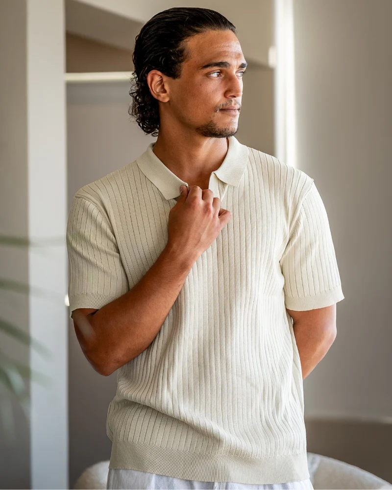 Premium Ribbed Polo